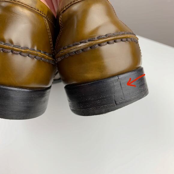 Polo by Ralph Lauren Brown Leather Loafers - Picture 11 of 13